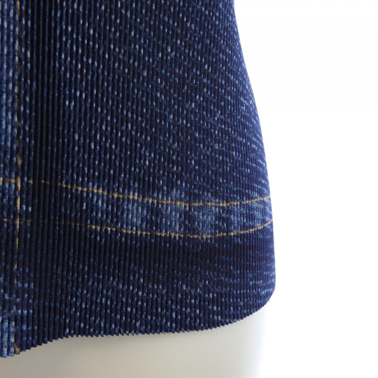 プリーツプリーズ PLEATS PLEASE 2014 デニム転写プリント PP43-FK922 7559062 トップス