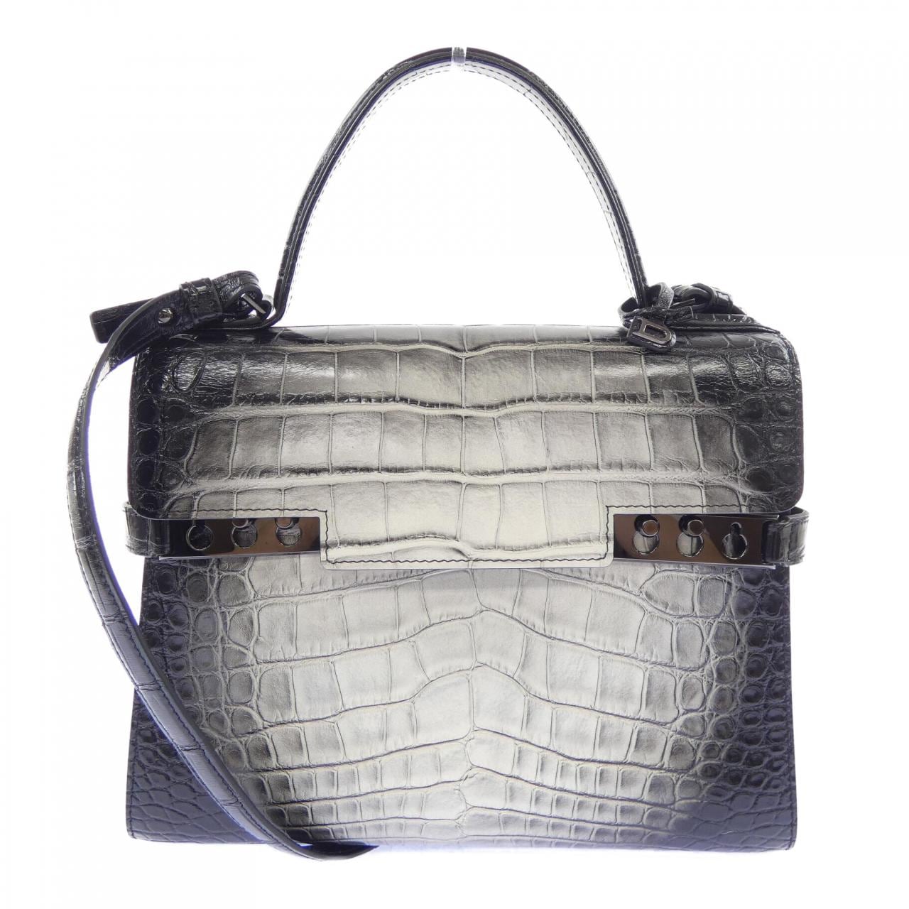 ヴァレクストラ VALEXTRA タンペート TEMPETE ALLIGATOR SPOTLIGHT AA0368ATW BAG