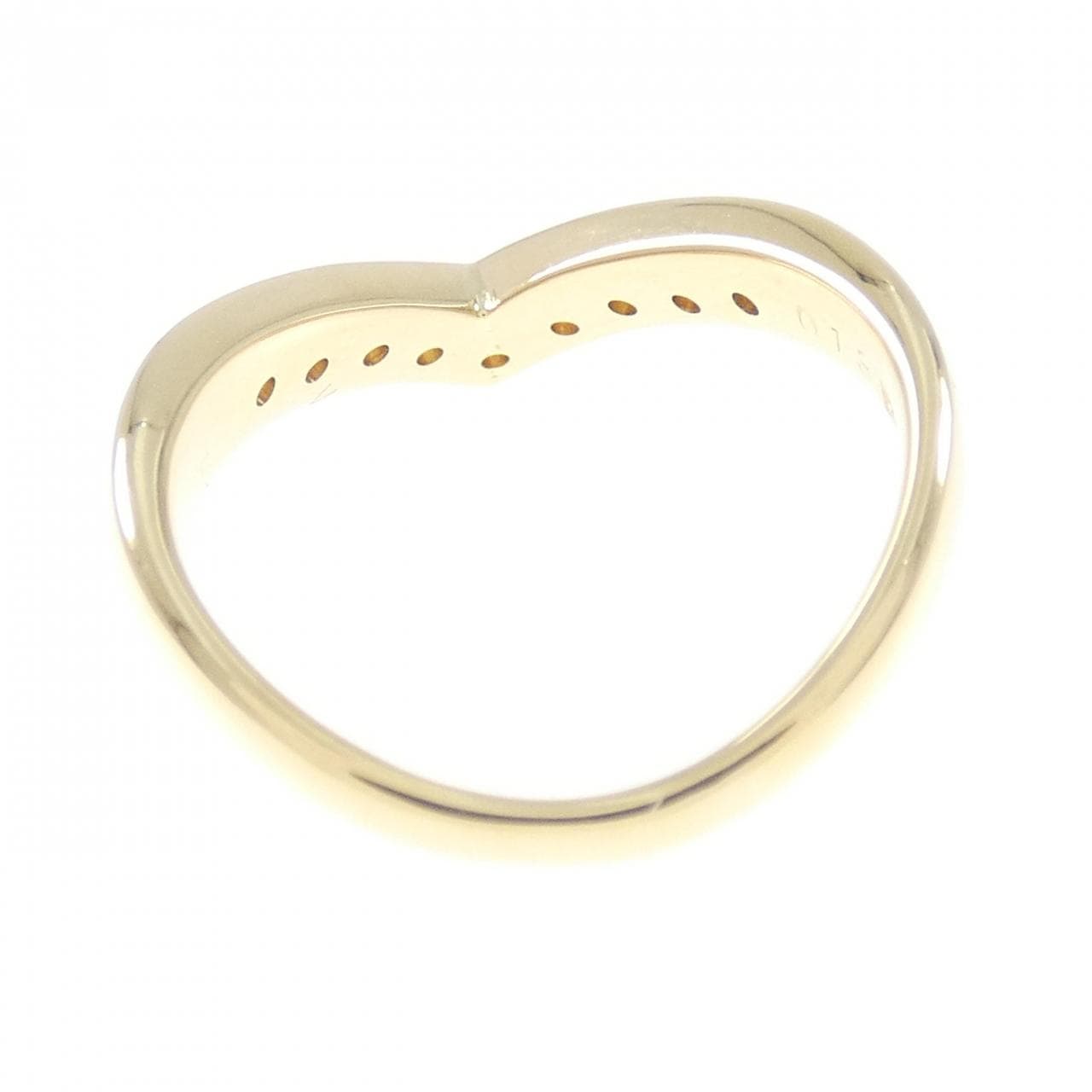 K18YG ダイヤモンド リング 0.13CT
