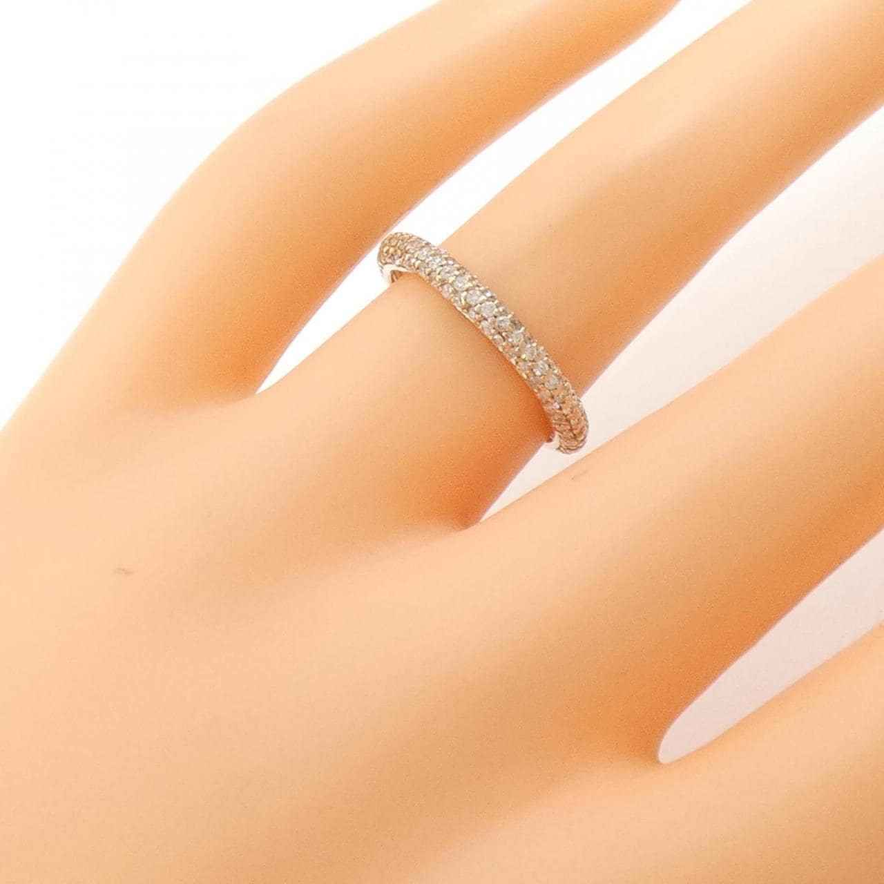 K18PG ダイヤモンド リング 0.39CT