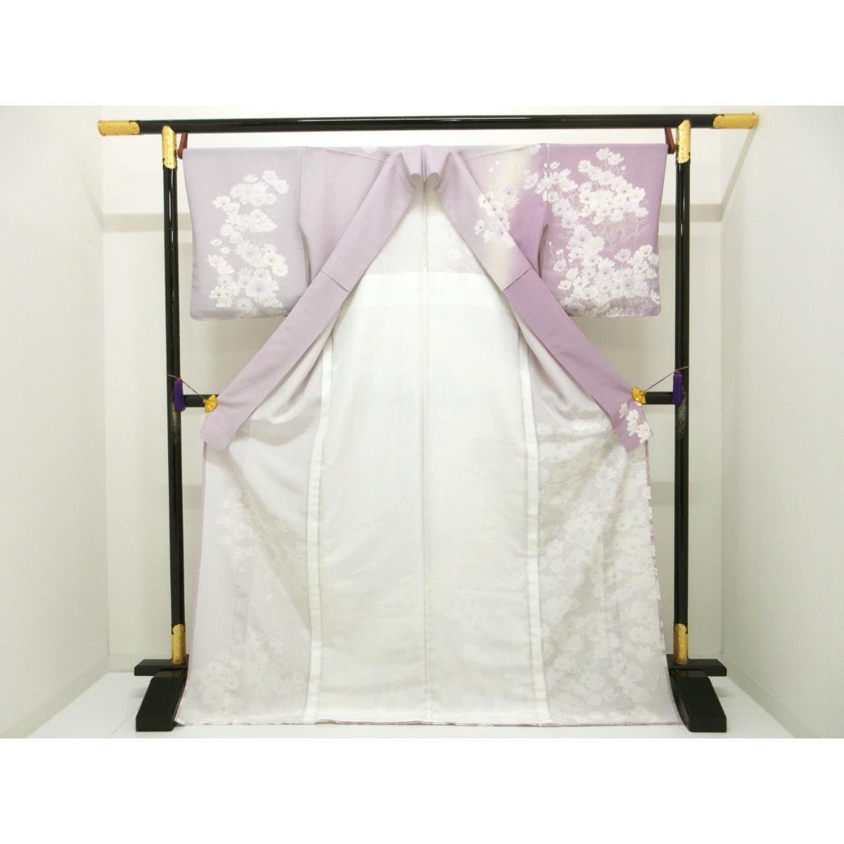 単衣　訪問着　友禅加工ボカシ染