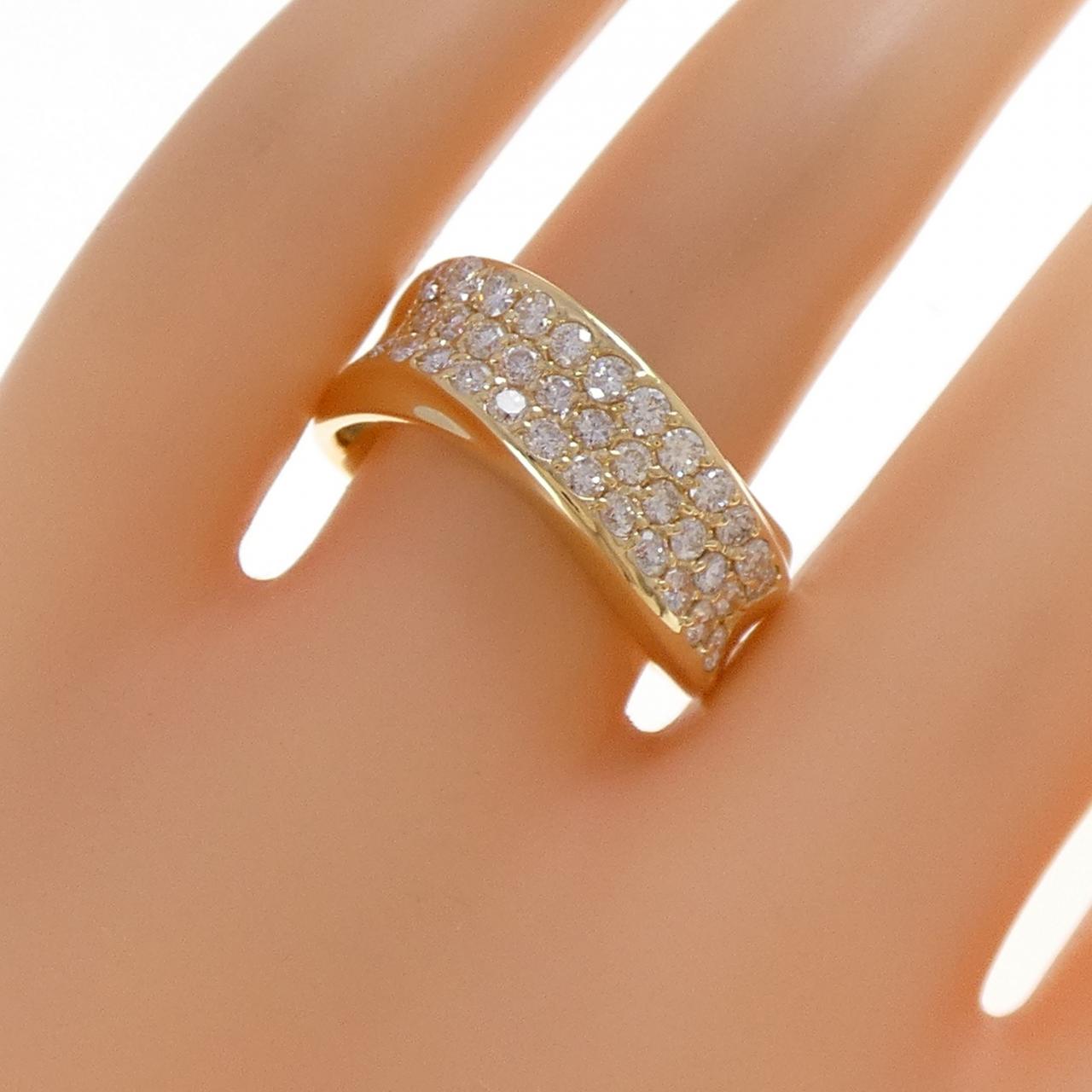 K18YG ダイヤモンド リング 1.00CT