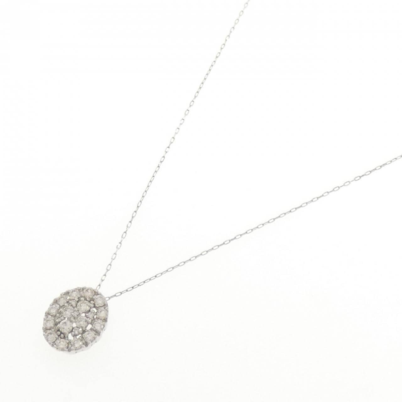 PT950/PT850 ダイヤモンド ネックレス 0.40CT