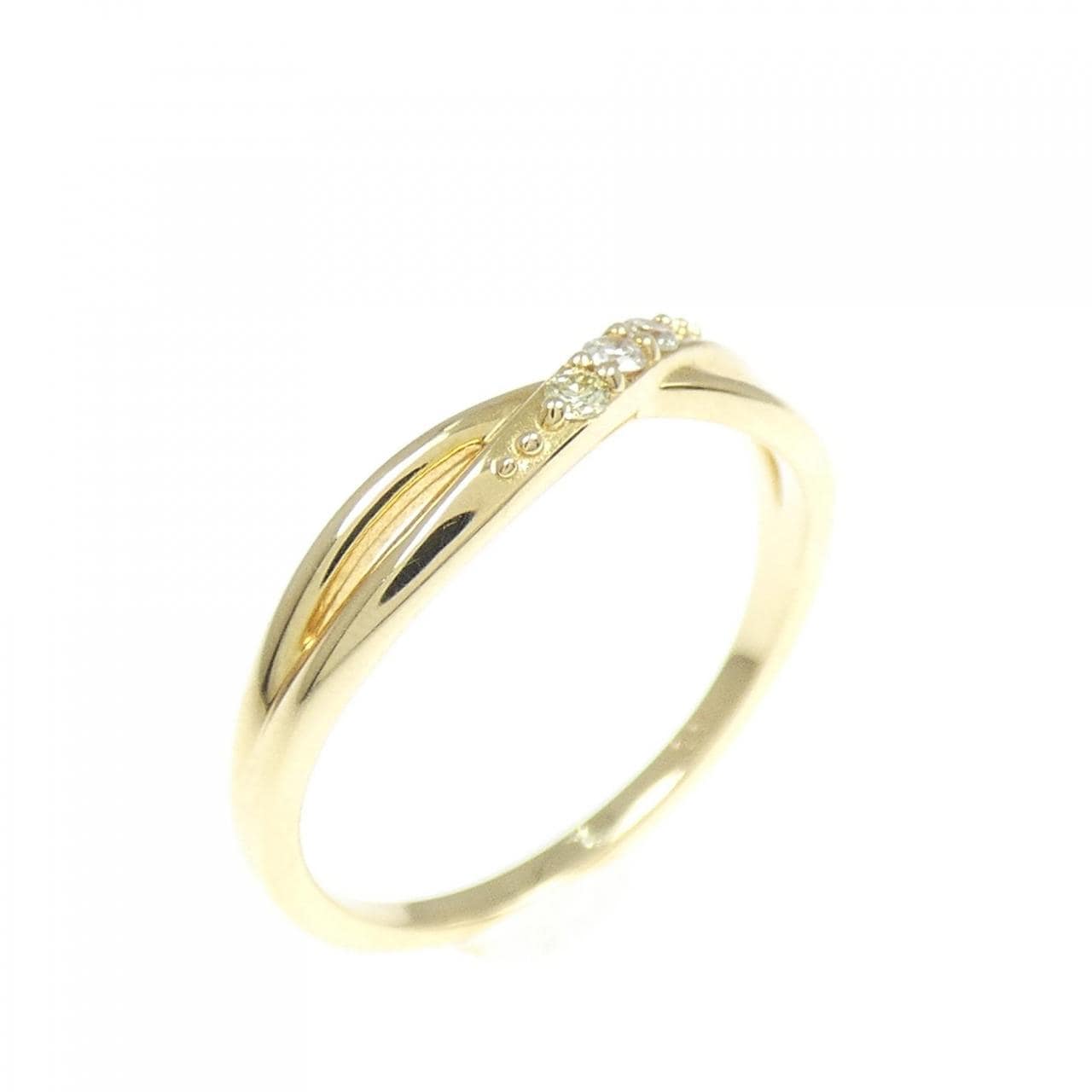 【新品】K18YG ダイヤモンド ピンキー リング 0.03CT