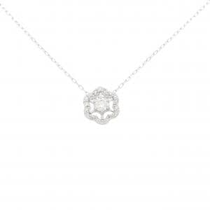 K18WG ダイヤモンド ネックレス 0.32CT