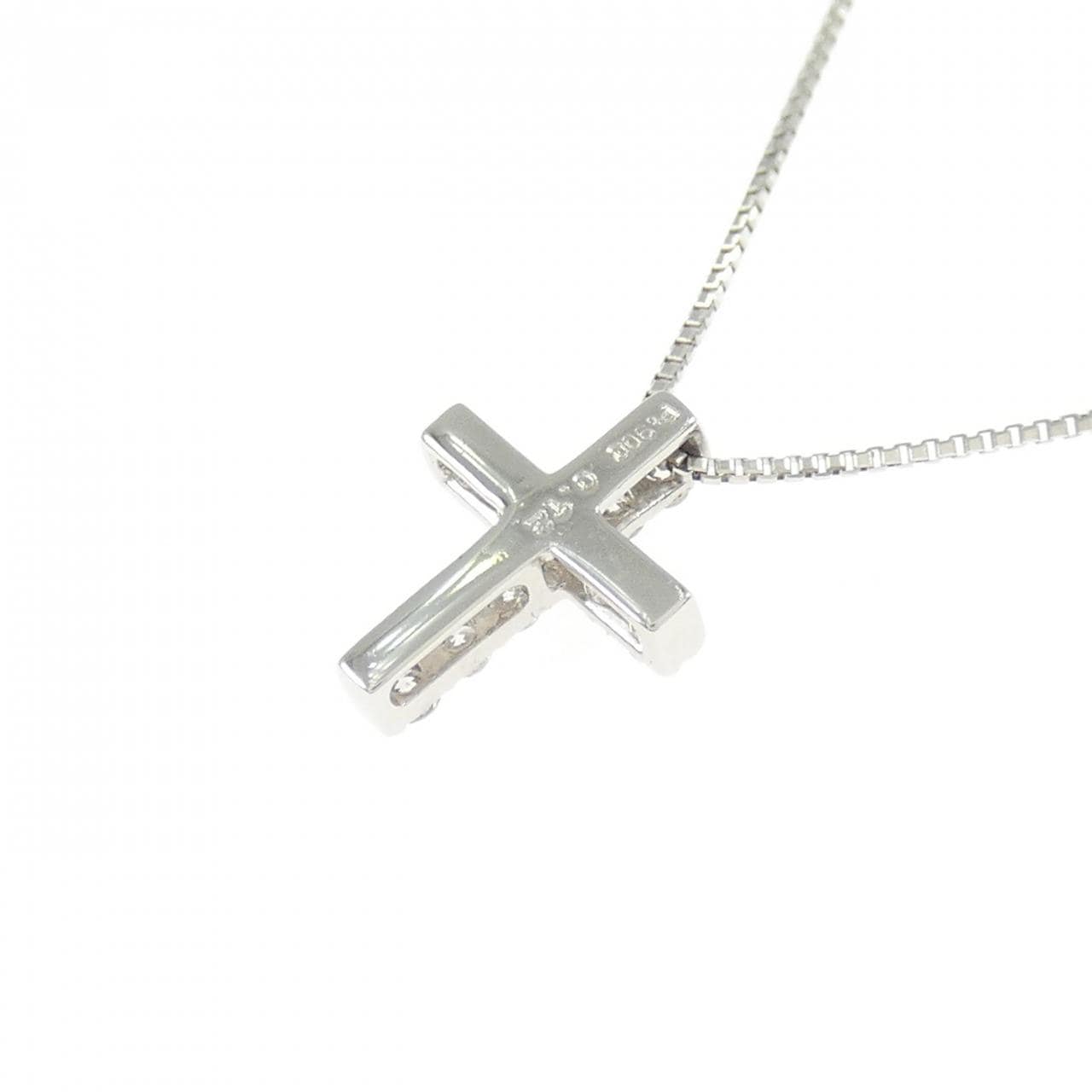 PT900/PT850 ダイヤモンド ネックレス 0.12CT