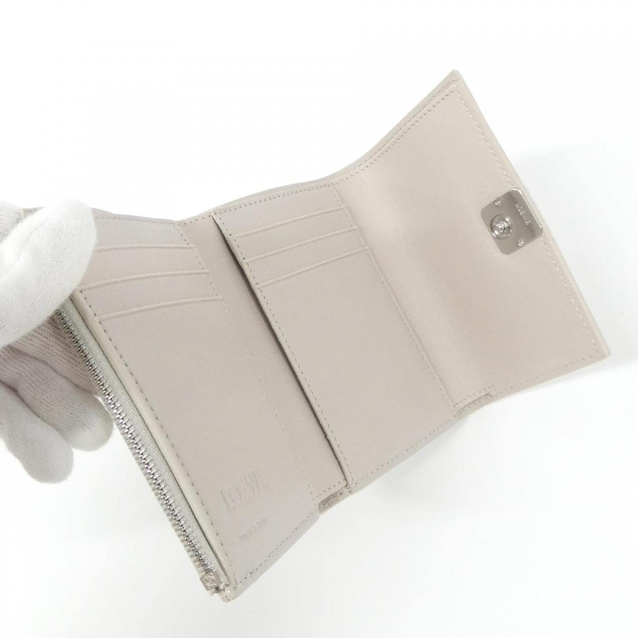 【新品】ロエベ アナグラム スモール バーティカル ウォレット C821S33X12 財布