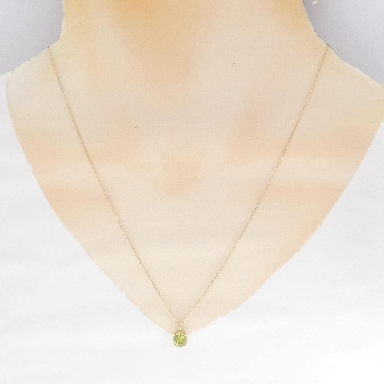 ジーエスティービー グリーンガーネット ネックレス 1.00CT
