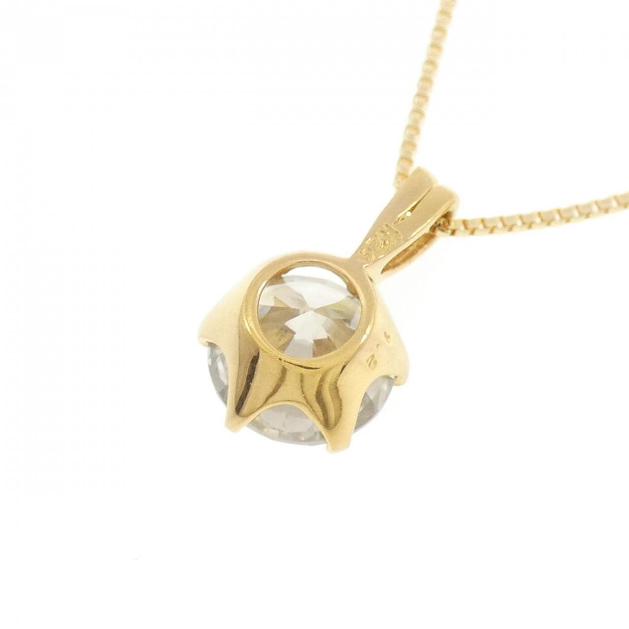 K24YG/K18YG ダイヤモンド ネックレス 1.2CT