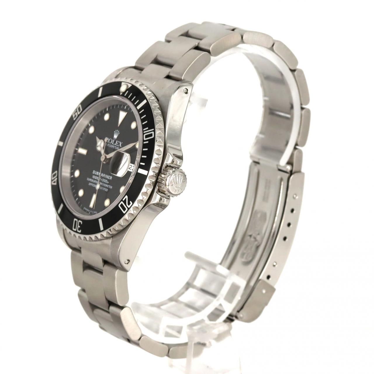 ロレックス サブマリーナーデイト 16610. SS 自動巻 W番