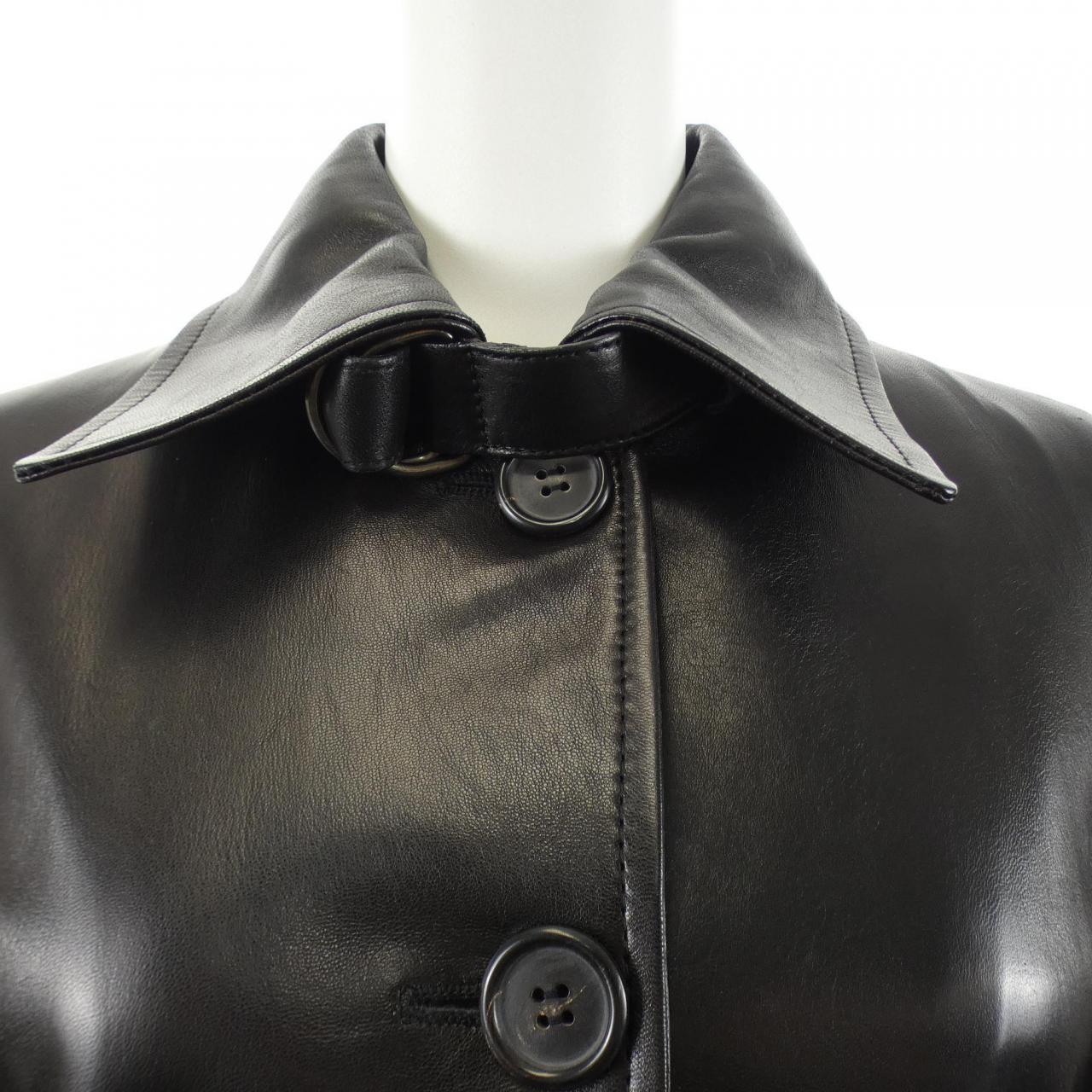 【ヴィンテージ】プラダ PRADA レザーコート