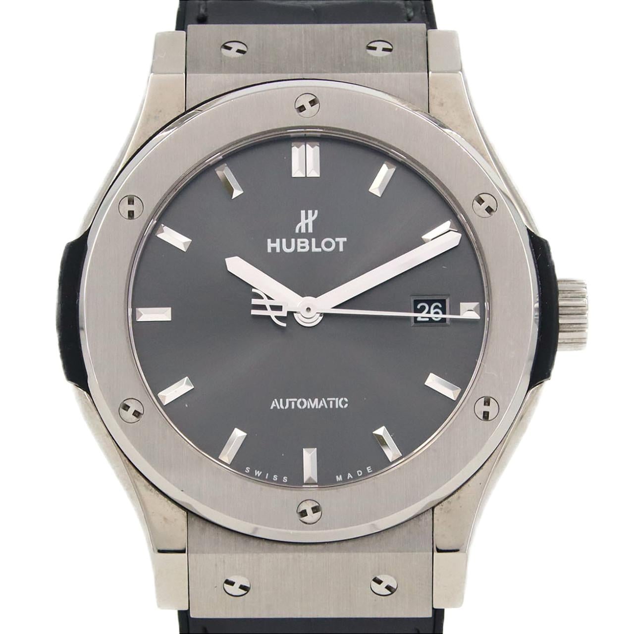 【ノーメンテナンス還元価格】ウブロ クラシックフュージョンチタニウムレーシンググレー 542.NX.7071.LR TI 自動巻