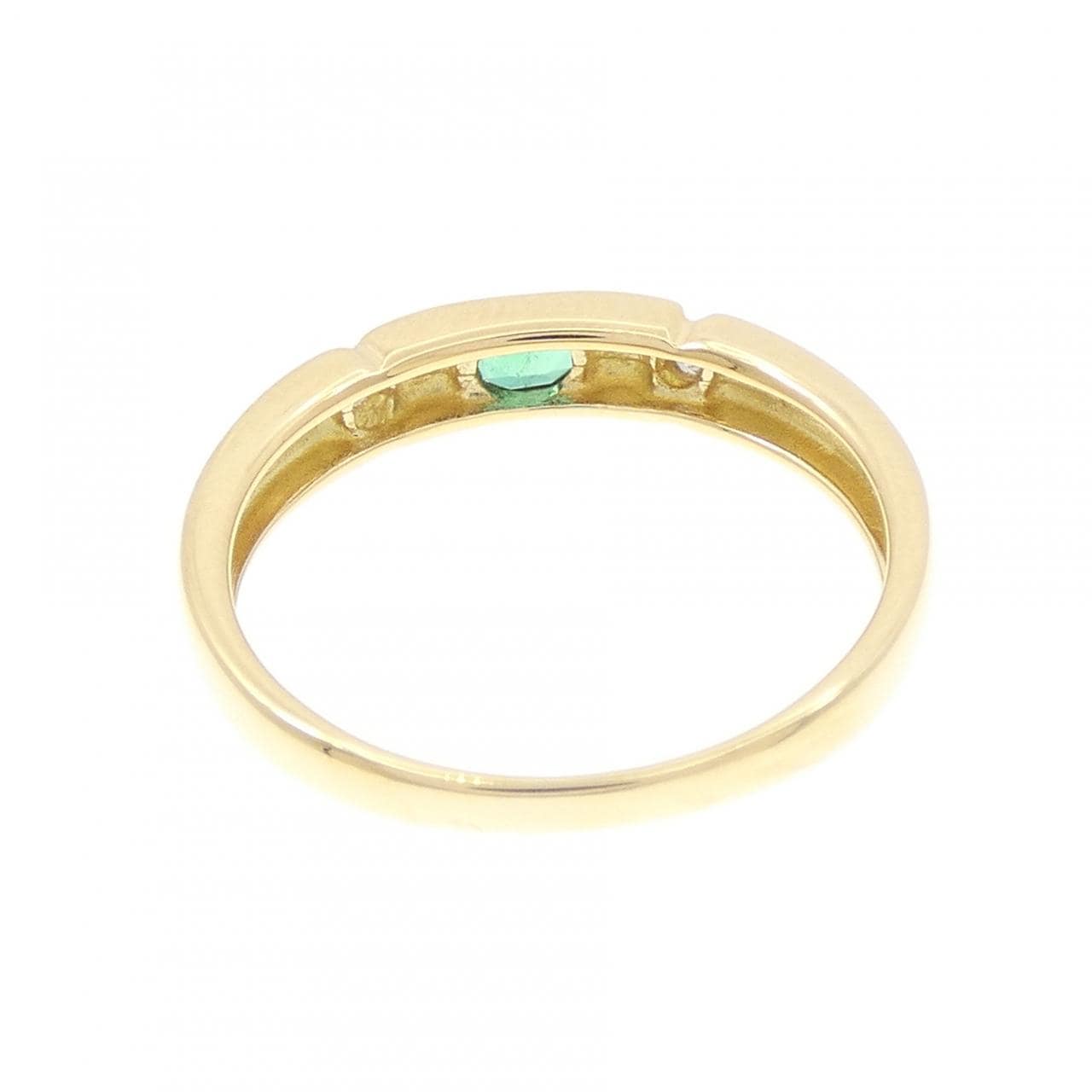 750YG エメラルド リング