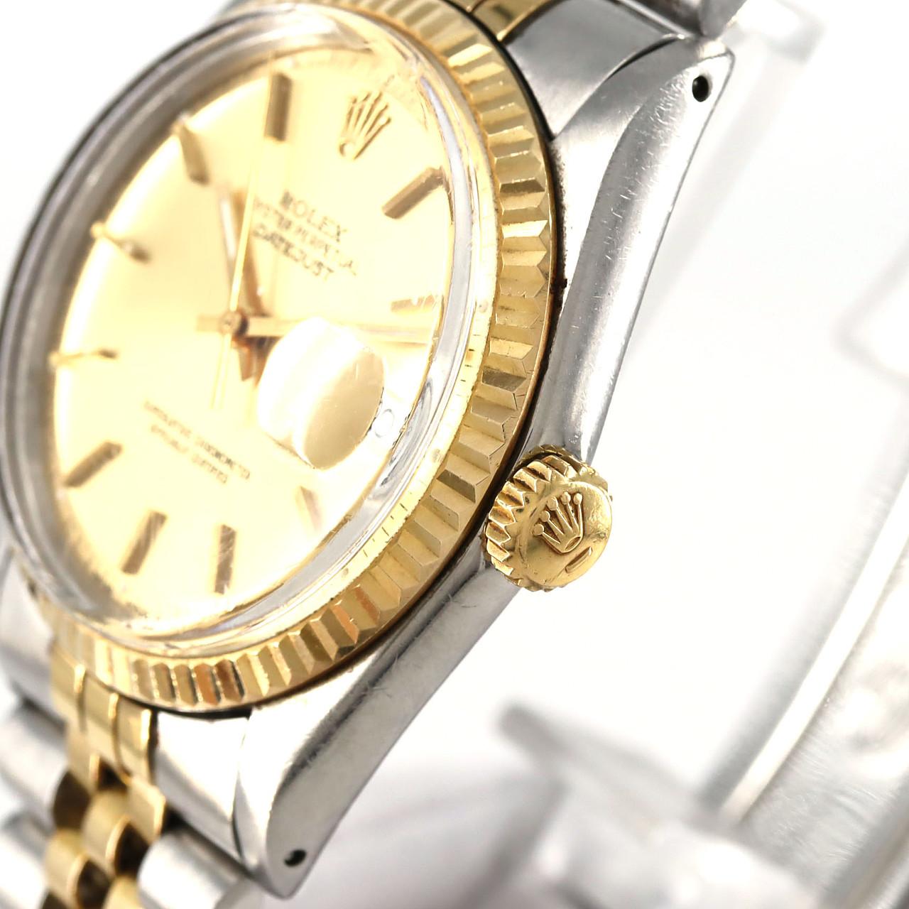 【ノーメンテナンス還元価格】ロレックス デイトジャスト 1601 SSxYG 自動巻