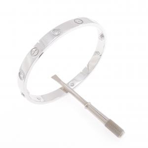 カルティエ ラブブレスレット ハーフダイヤ 6P