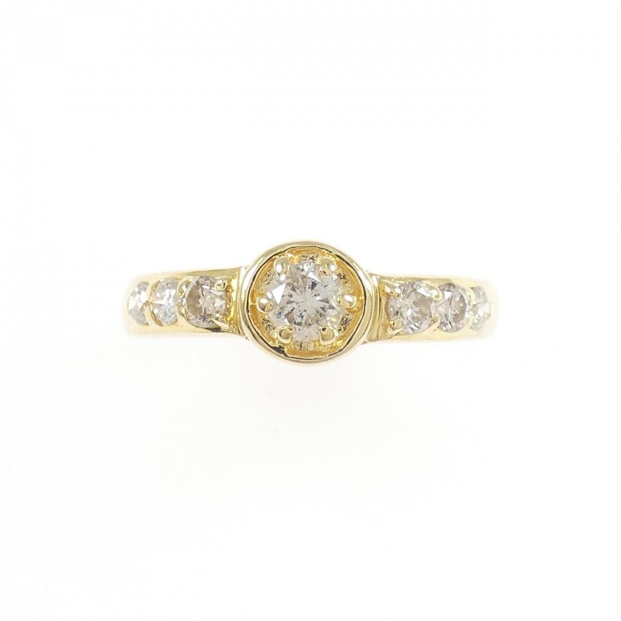 K18YG ダイヤモンド リング 0.45CT