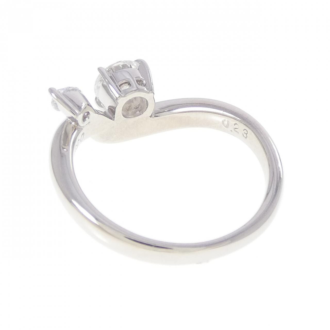 PT900 ダイヤモンド リング 0.554CT D I1 Good