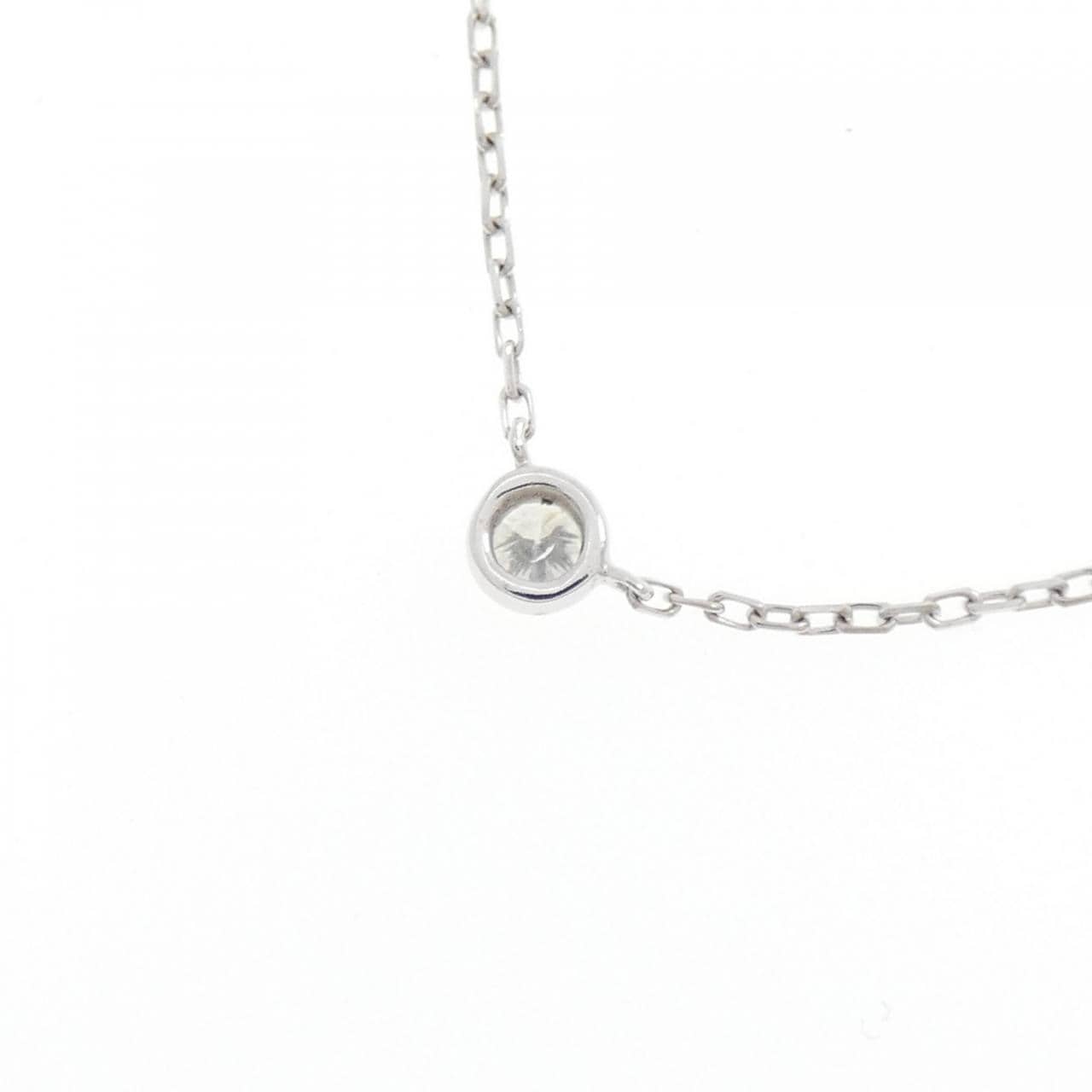 K18WG ダイヤモンド ネックレス 0.35CT