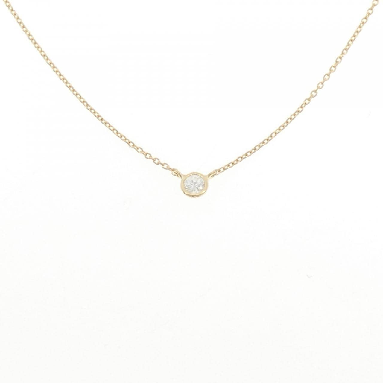 K18YG ダイヤモンド ネックレス 0.15CT