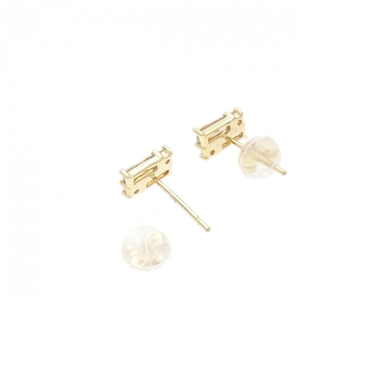 [BRAND NEW] K18YG Diamond earrings 0.50CT