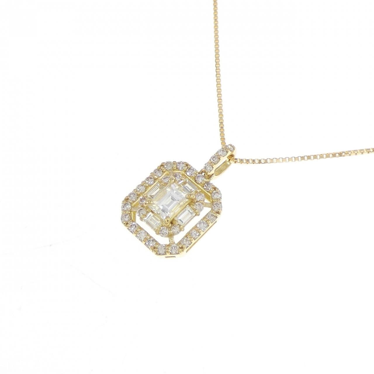【新品】K18YG ダイヤモンド ネックレス 0.43CT