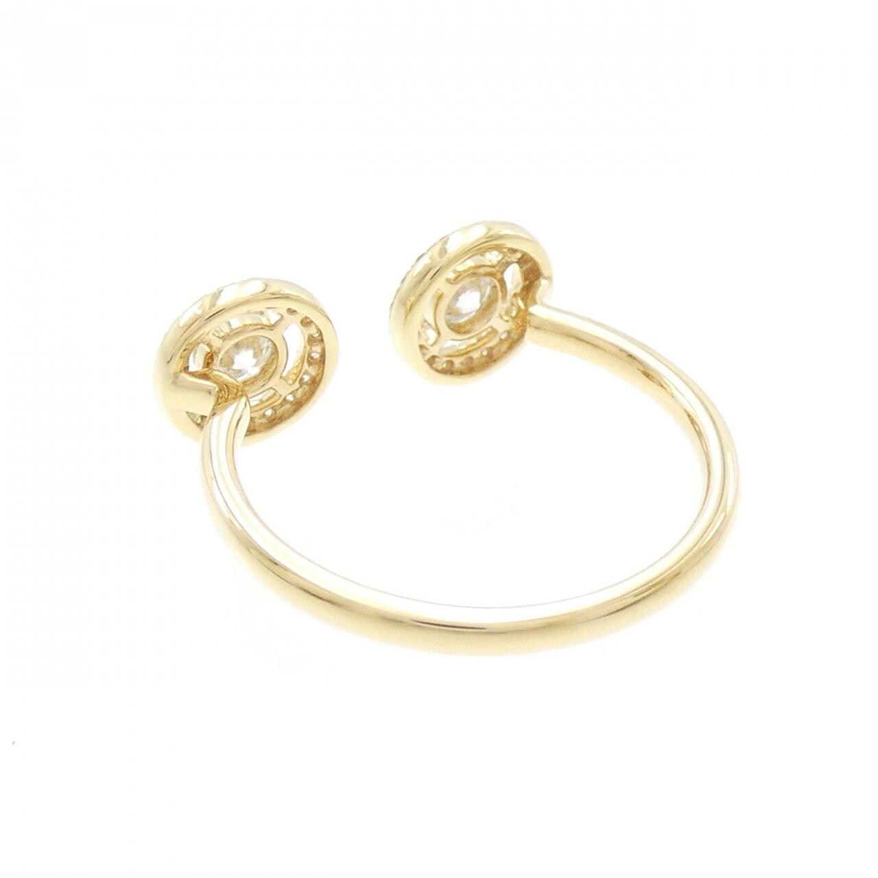【新品】K18YG ダイヤモンド リング 0.34CT
