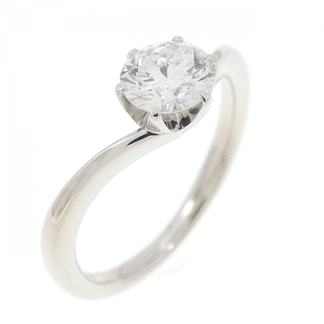PT900 Diamond Ring 0.509CT D VS2 VG