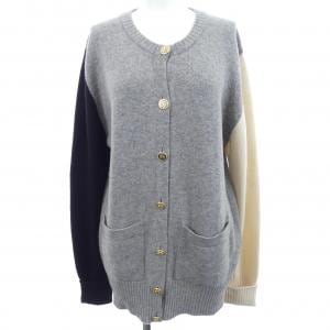 【ヴィンテージ】シャネル CHANEL MADE IN SCOTLAND クローバーボタン カーディガン