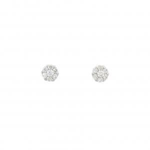 K18WG ダイヤモンド ピアス 0.30CT