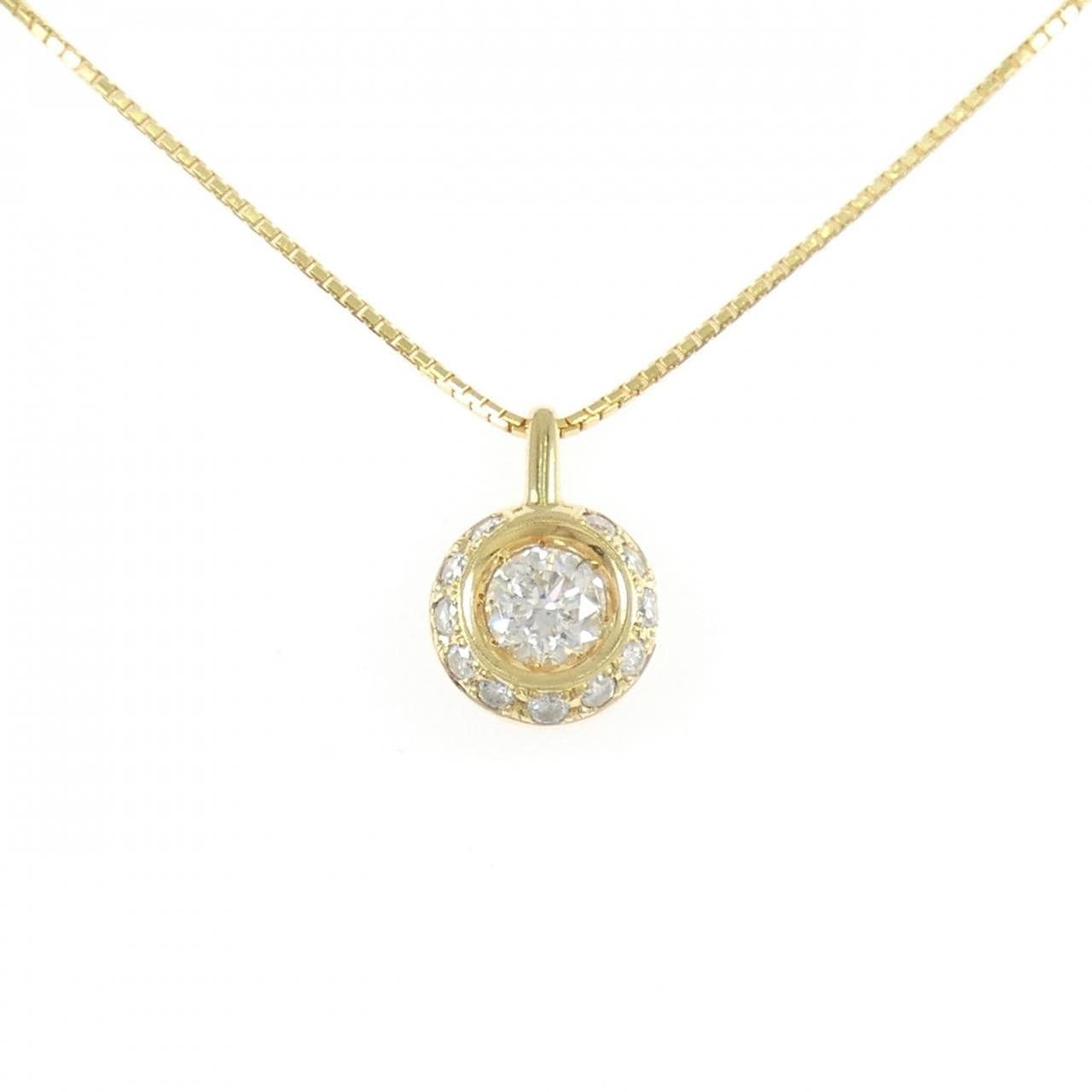 K18YG ダイヤモンド ネックレス 0.72CT