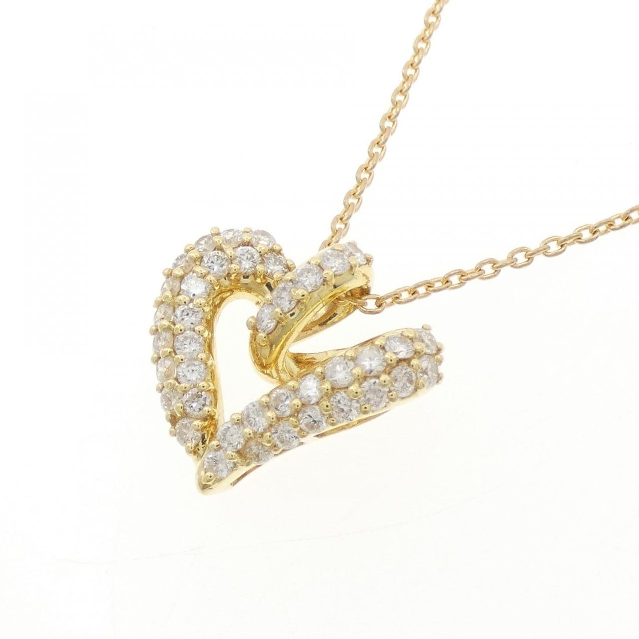 K18YG ダイヤモンド ネックレス 0.60CT