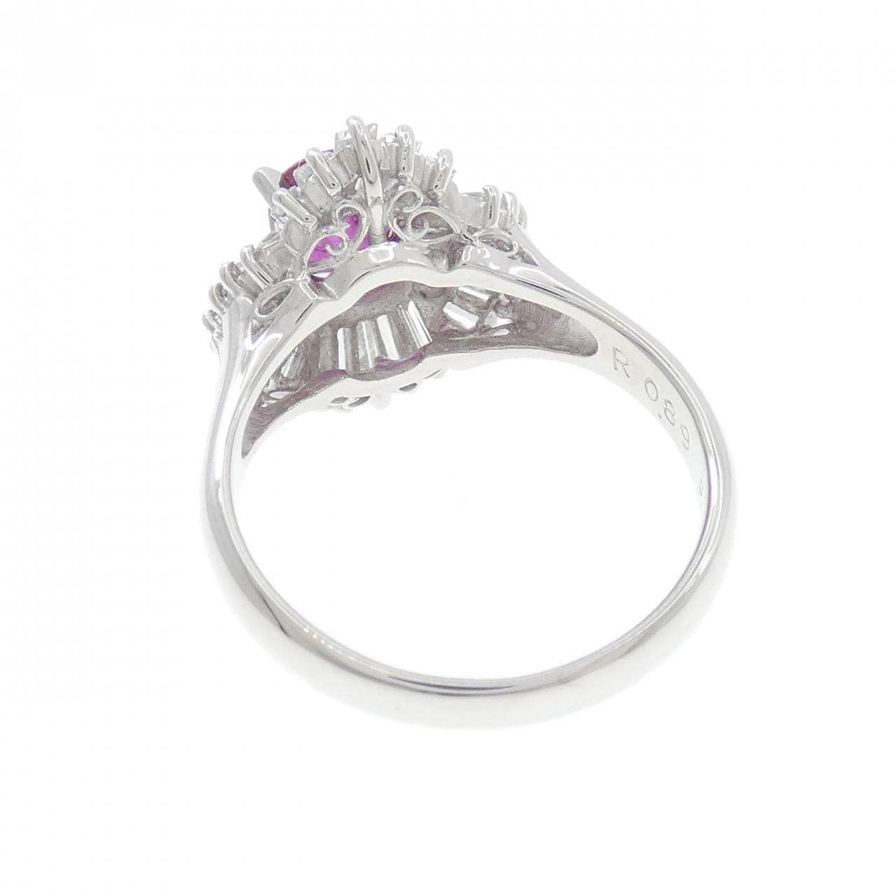 PT900 ルビー リング 0.89CT