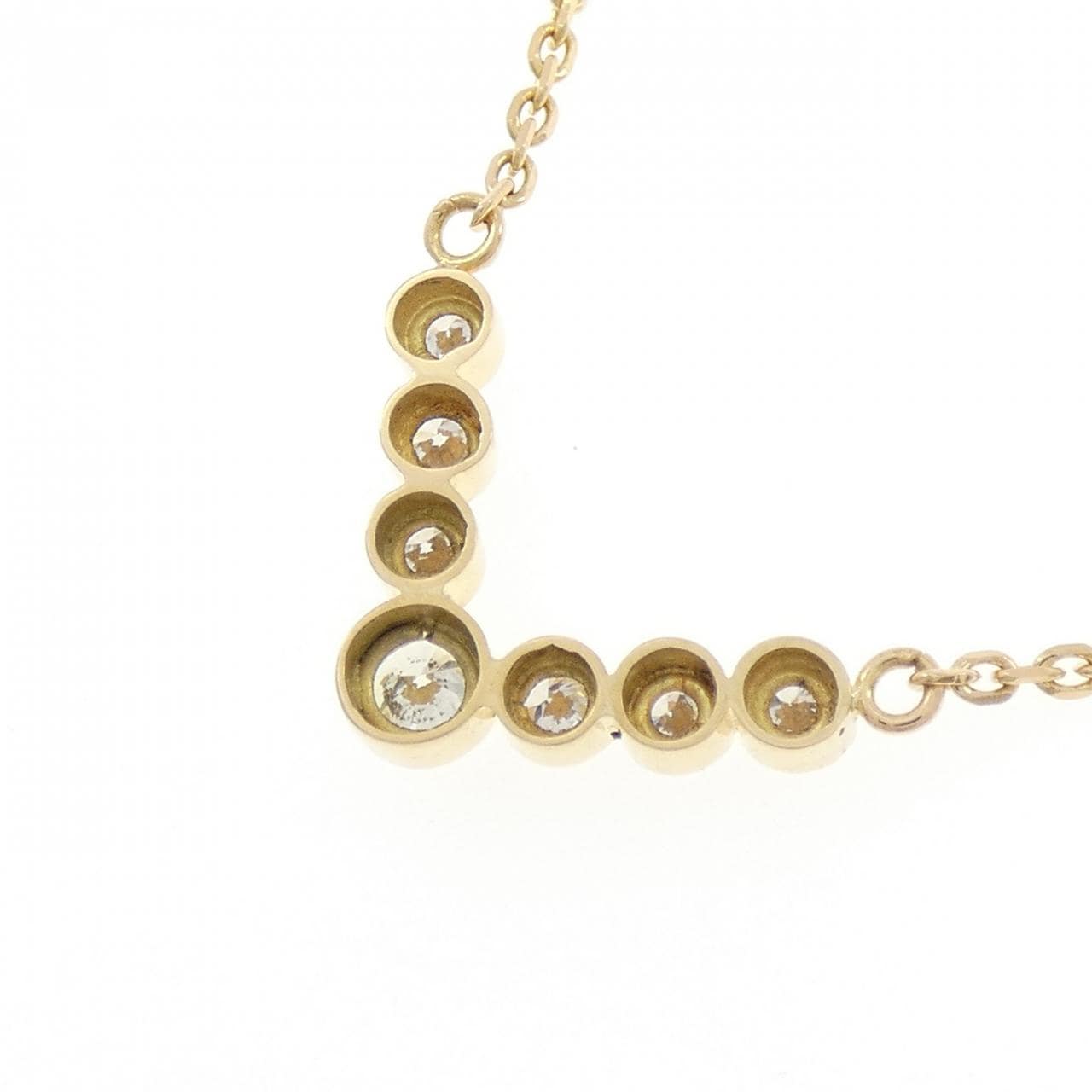 K18YG ダイヤモンド ネックレス