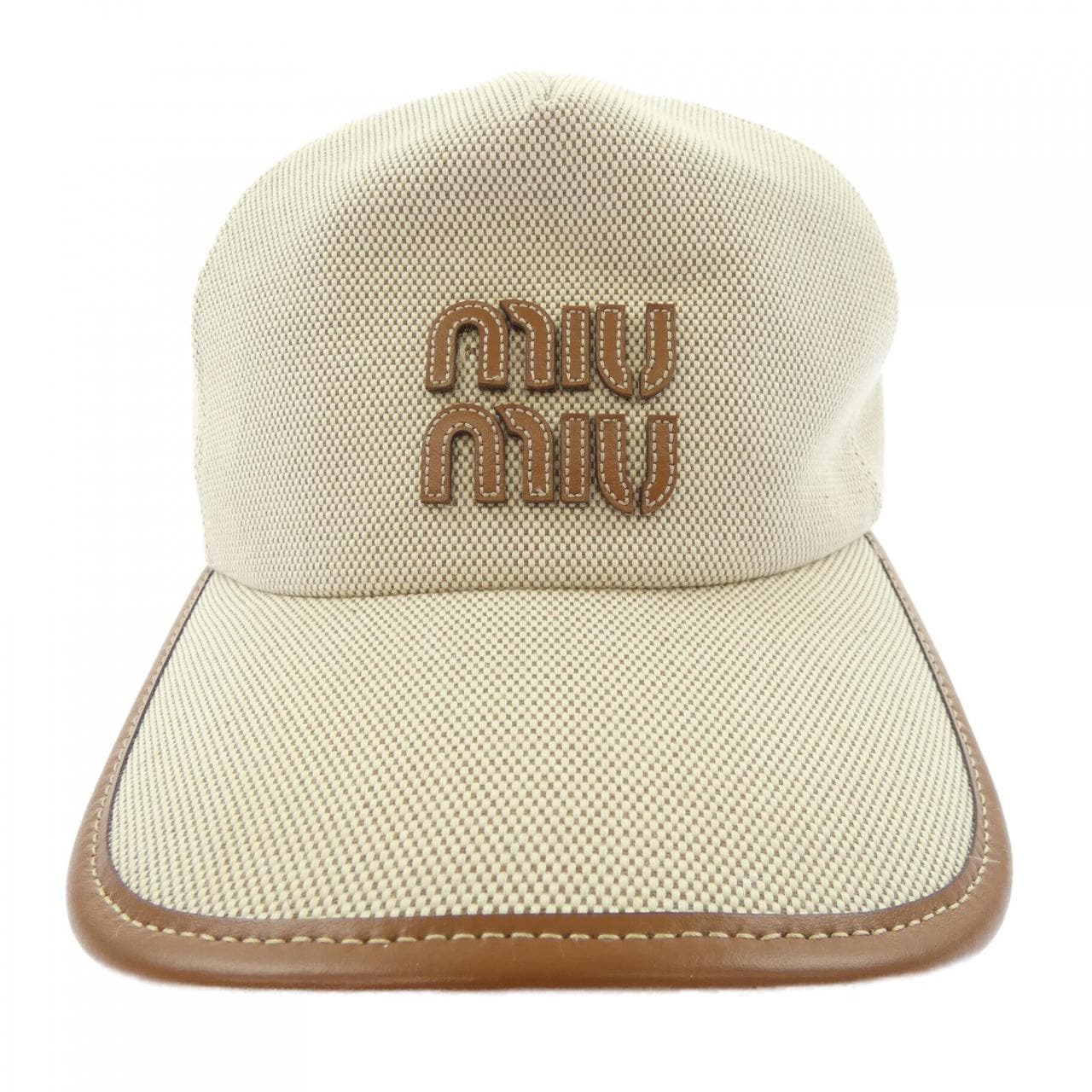 ミュウミュウ MIU MIU ベースボールキャップ 5HC179 ACRN キャップ