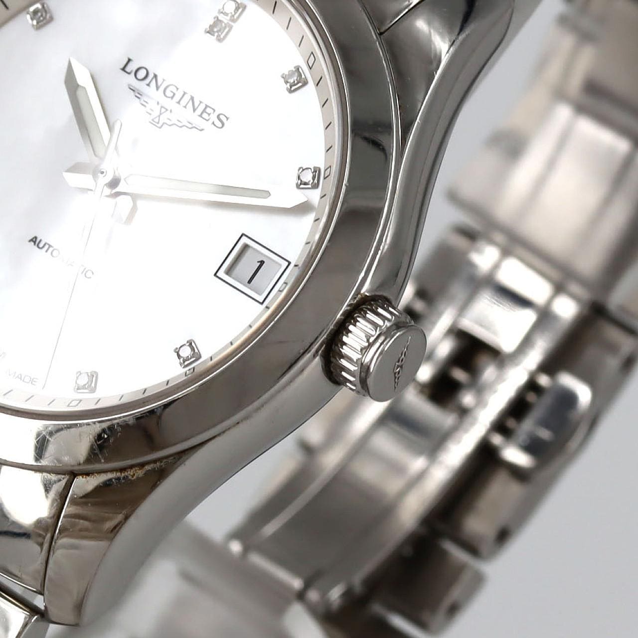 ロンジン コンクエストクラシッック ･12P L2.385.4/L2.385.4.87.6 SS 自動巻