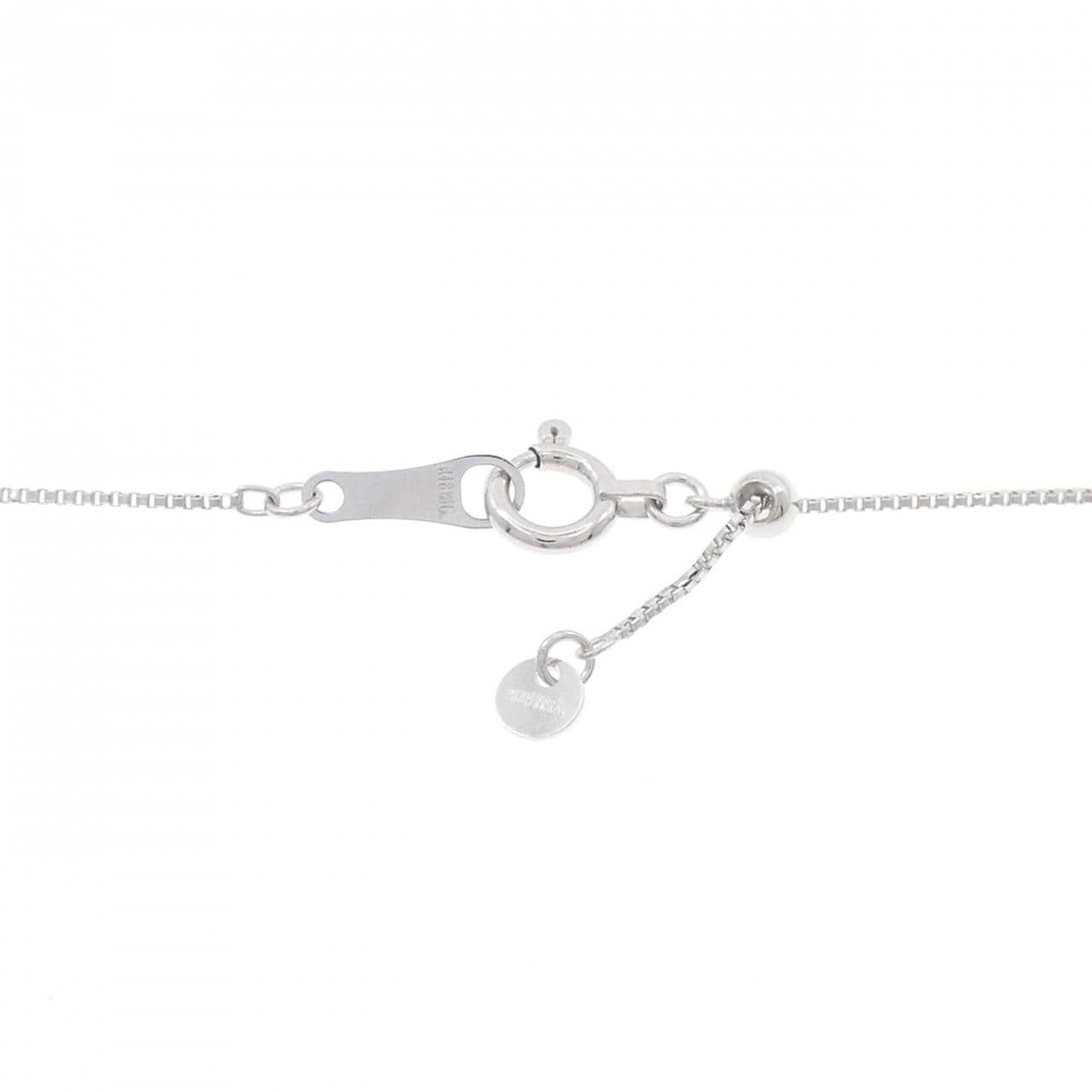 K18WG ムーンストーン ネックレス