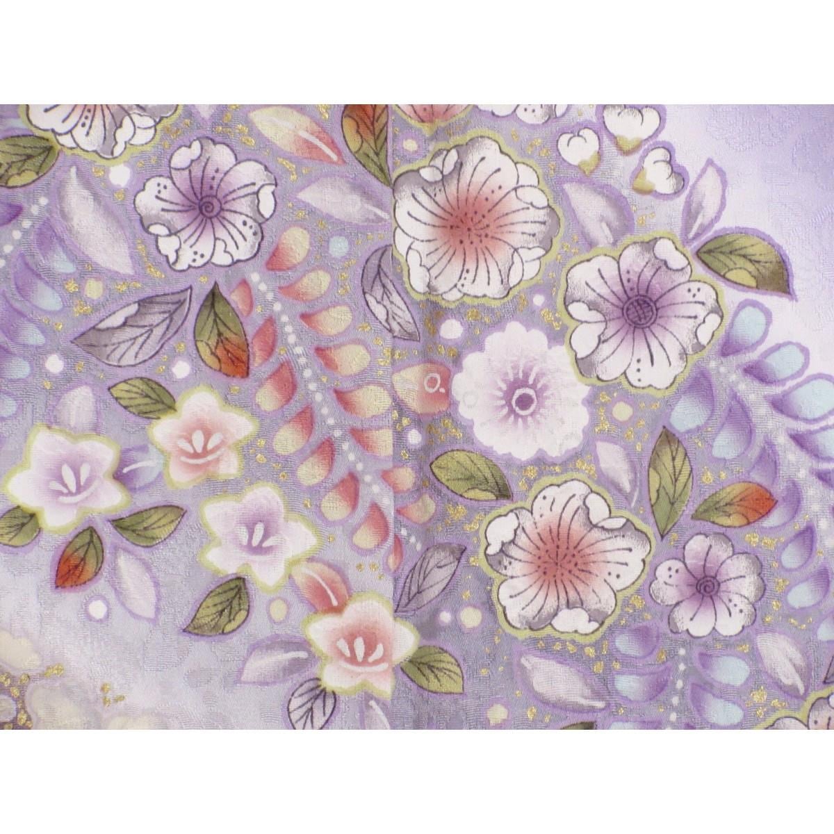 【新品】単衣　訪問着　辻ヶ花