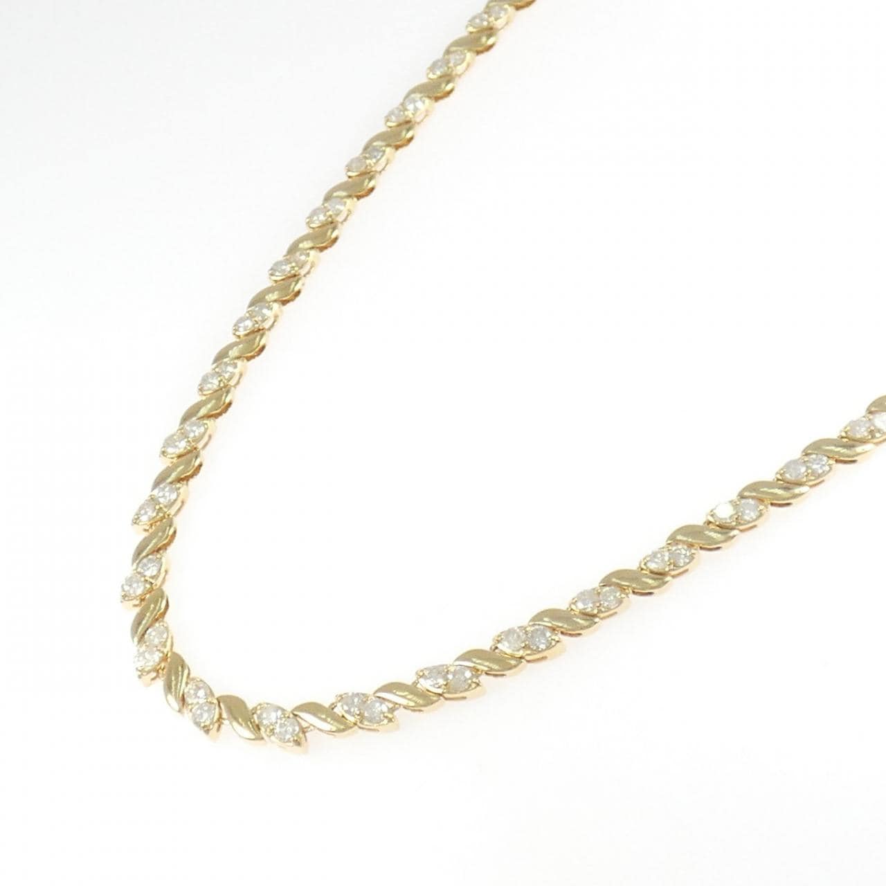 K18YG ダイヤモンド ネックレス 5.00CT