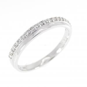K18WG ダイヤモンド リング 0.13CT