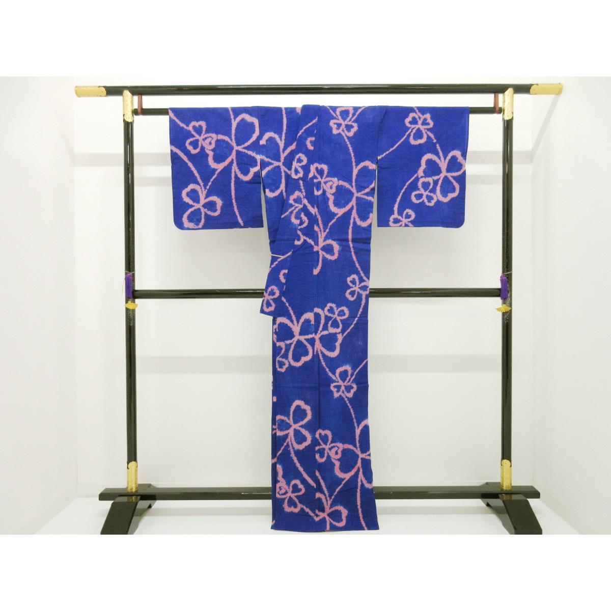 女ゆかた　絞り加工