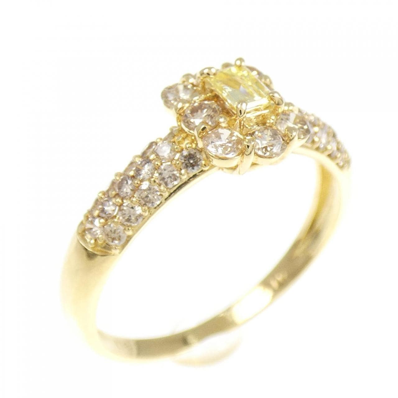 [BRAND NEW] K18YG Diamond ring 0.70CT