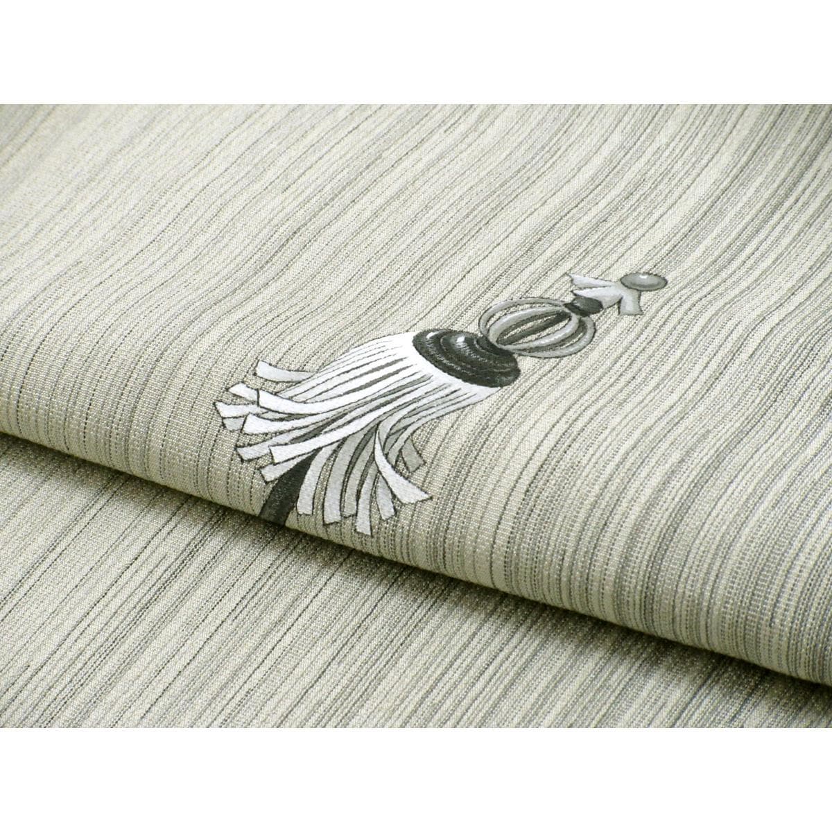 単衣　訪問着　本塩沢　山田織　友禅加工