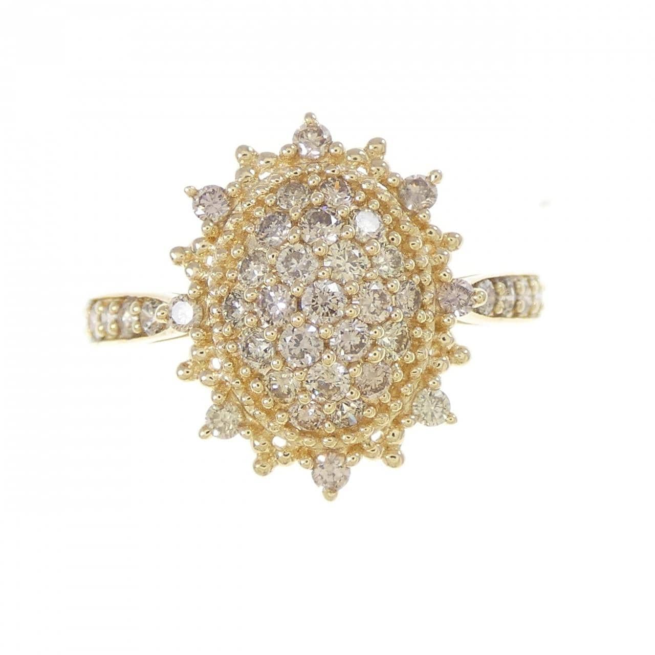 K18YG ダイヤモンド リング 0.60CT