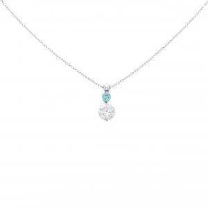 PT900/PT850 パライバトルマリン ネックレス 0.04CT
