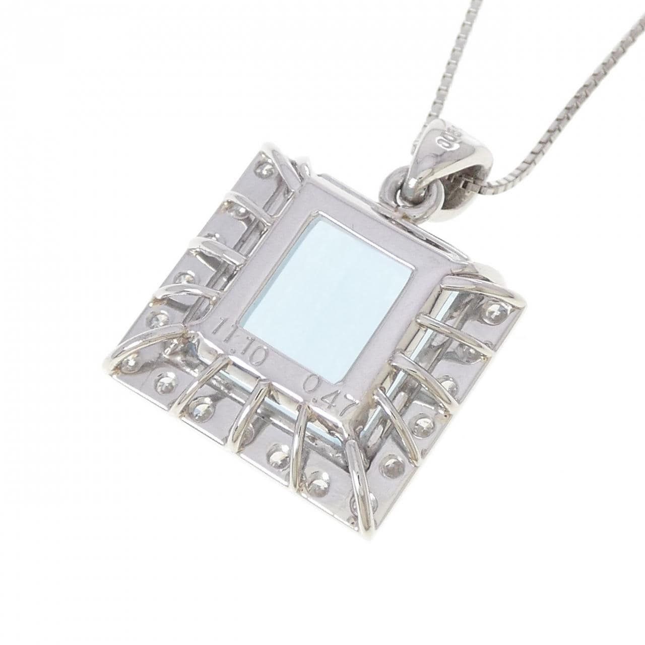 PT900/PT850 アクアマリン ネックレス 11.10CT