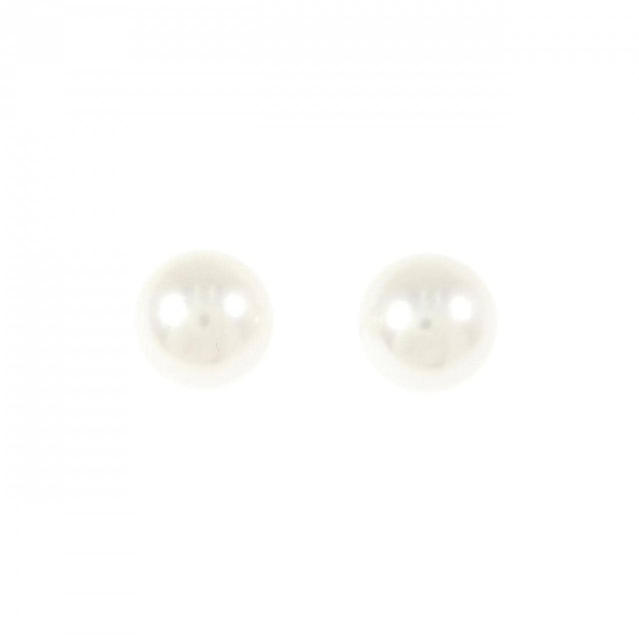 PT900 アコヤパール ピアス 7.5mm
