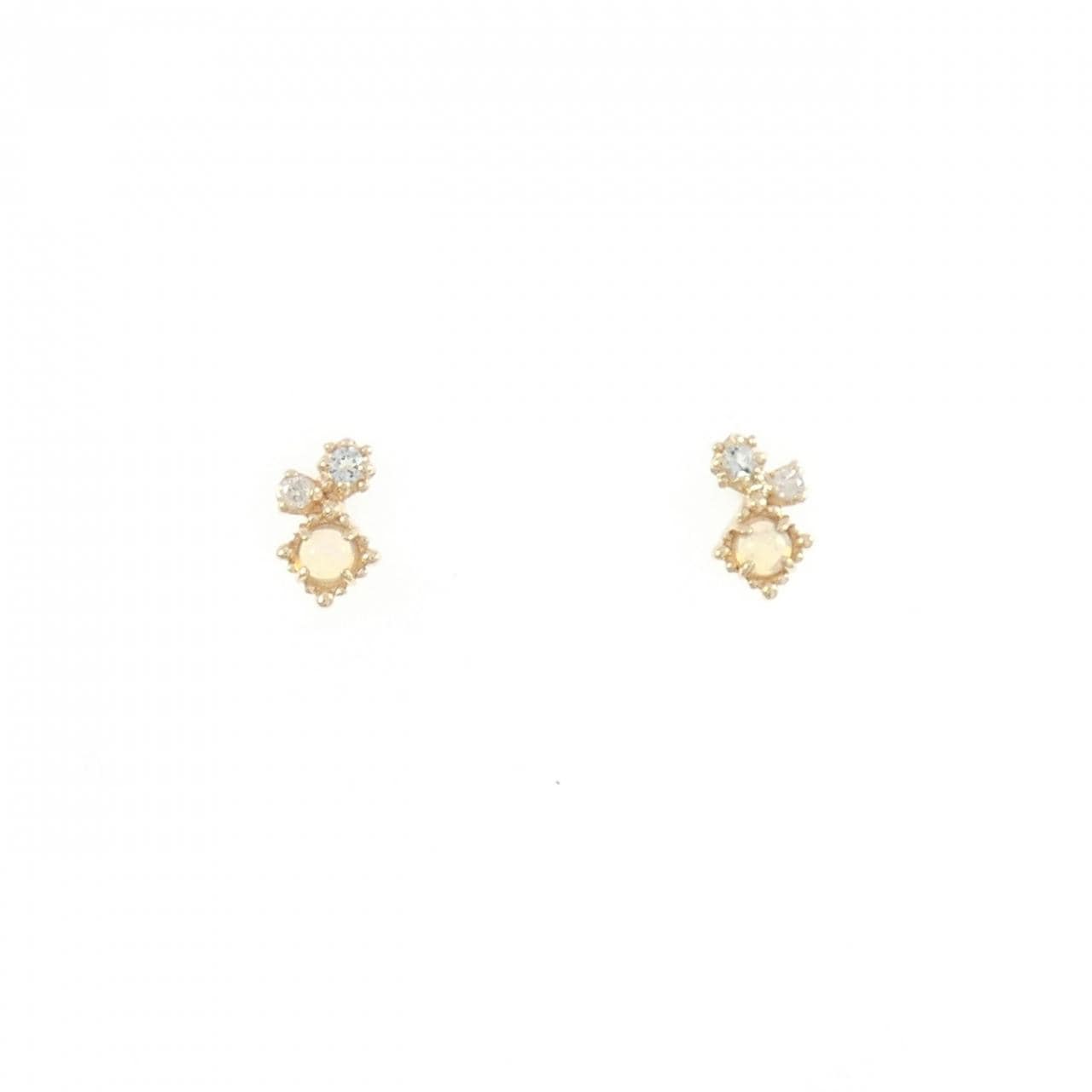 ノジェス カラーストーン ピアス