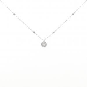 K10WG ダイヤモンド ネックレス 0.10CT
