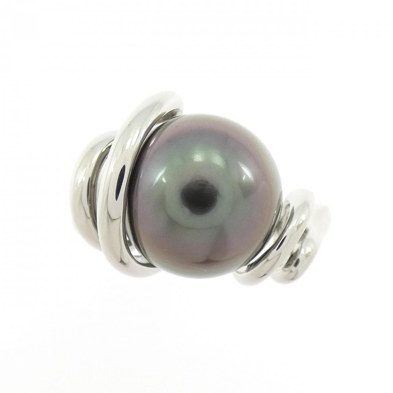 PT900 黒蝶パール リング 11mm