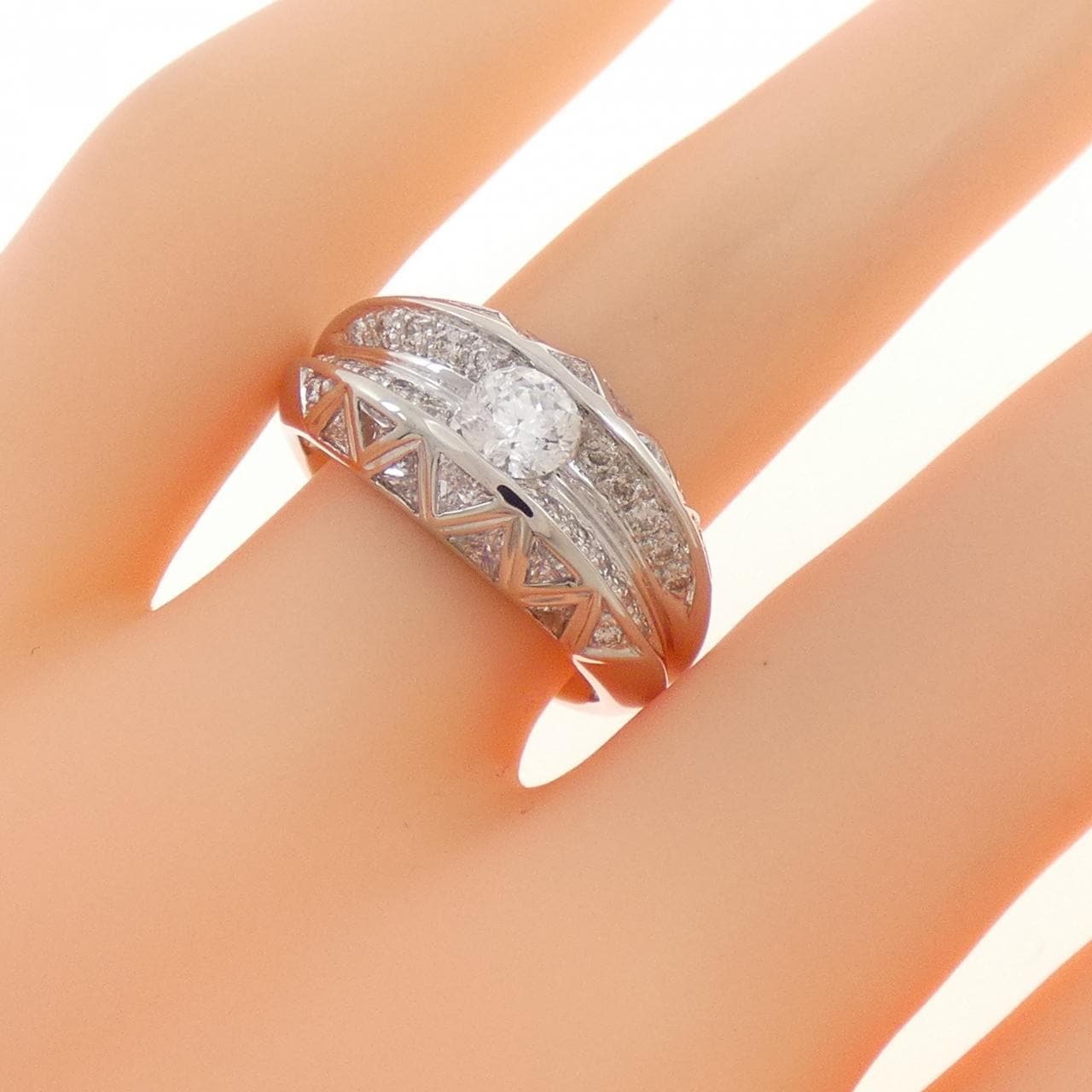 PT900 ダイヤモンド リング 0.388CT